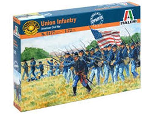 Italeri 6177-1:72 Union Infantry Figuren, Blau, Weiß von Italeri