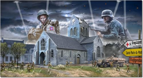 Italeri 6199 1:72 Battle of Normandy St.-Mère-Église - Modellbau, Bausatz, Standmodellbau, Basteln, Hobby, Kleben, Plastikbausatz, detailgetreu Italeri 6199 1:72 Battle of Normandy St.-Mère-Église - Modellbau, Bausatz, Standmodellbau, Basteln, Hobby, Kleben, Plastikbausatz, detailgetreu von Italeri