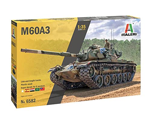 Italeri 1:35 M60A-3 Kampfpanzer, Modellbau, Bausatz, Standmodellbau, Basteln, Hobby, Kleben, Plastikbausatz, detailgetreu Italeri 1:35 M60A-3 Kampfpanzer, Modellbau, Bausatz, Standmodellbau, Basteln, Hobby, Kleben, Plastikbausatz, detailgetreu von Italeri