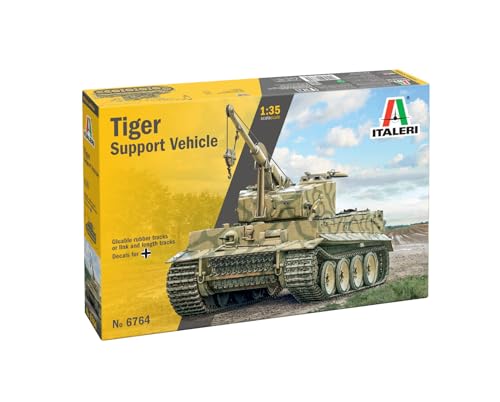 Italeri 6764 1:35 Dt. Tiger I Bergetiger - Modellbau, Bausatz, Standmodellbau, Basteln, Hobby, Kleben, Plastikbausatz, detailgetreu, Mehrfarbig Italeri 6764 1:35 Dt. Tiger I Bergetiger - Modellbau, Bausatz, Standmodellbau, Basteln, Hobby, Kleben, Plastikbausatz, detailgetreu, Mehrfarbig von Italeri