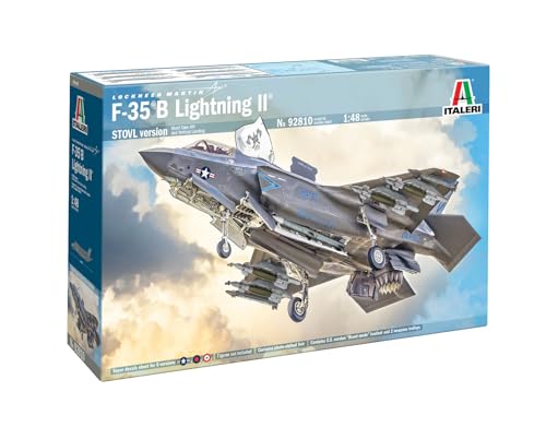 Italeri 92810 F-35B Lightning II Maßstab 1:48, Plastic Model Kit/Kunststoffmodell zum Selbstaufbau Italeri 92810 F-35B Lightning II Maßstab 1:48, Plastic Model Kit/Kunststoffmodell zum Selbstaufbau von Italeri