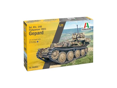 Italeri 96461 1:35 Dt. Sd.Kfz.140 Flakpanzer 38 Gepard - Modellbau, Bausatz, Standmodellbau, Basteln, Hobby, Kleben, Plastikbausatz, 1:35, Panzer Bausatz Italeri 96461 1:35 Dt. Sd.Kfz.140 Flakpanzer 38 Gepard - Modellbau, Bausatz, Standmodellbau, Basteln, Hobby, Kleben, Plastikbausatz, 1:35, Panzer Bausatz von Italeri