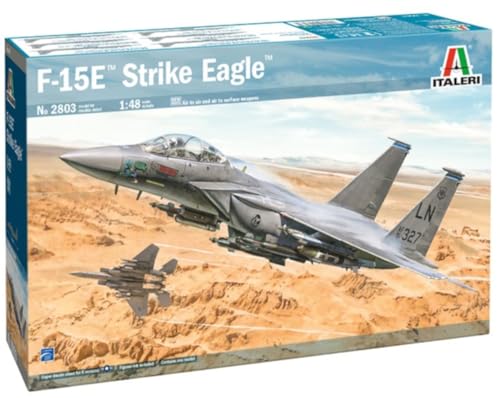Italeri -2803 F-15E Strike Eagle, Maßstab 1:48, Model Kit, Modell aus Kunststoff, Modellbau, IT2803 Italeri -2803 F-15E Strike Eagle, Maßstab 1:48, Model Kit, Modell aus Kunststoff, Modellbau, IT2803 von Italeri