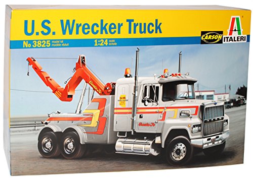 Italeri U.S. Wrecker Truck Abschlepper US Zugfahrzeug Kit Bausatz 1/24 Modell Auto Modell Auto von Italeri