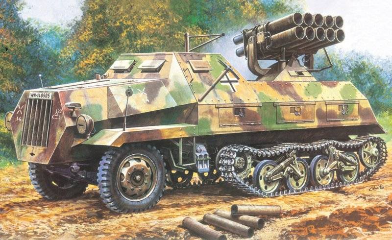 Panzerwerfer 42 Maultier Halbkette von Italeri