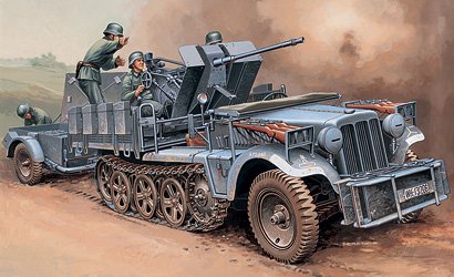 Sd.Kfz. 10/4 w/ FLAK 30 Sd.Kfz. 10/4 w/ FLAK 30 von Italeri