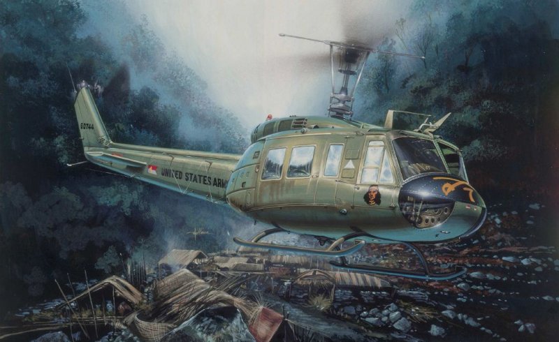UH-1D Slick UH-1D Slick von Italeri