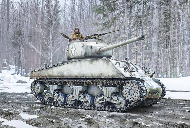 US Sherman M4A3 Wet von Italeri