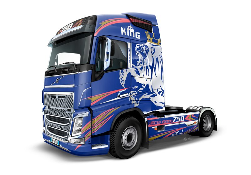 Volvo FH4 Globetrotter /Medium Roof Volvo FH4 Globetrotter /Medium Roof von Italeri