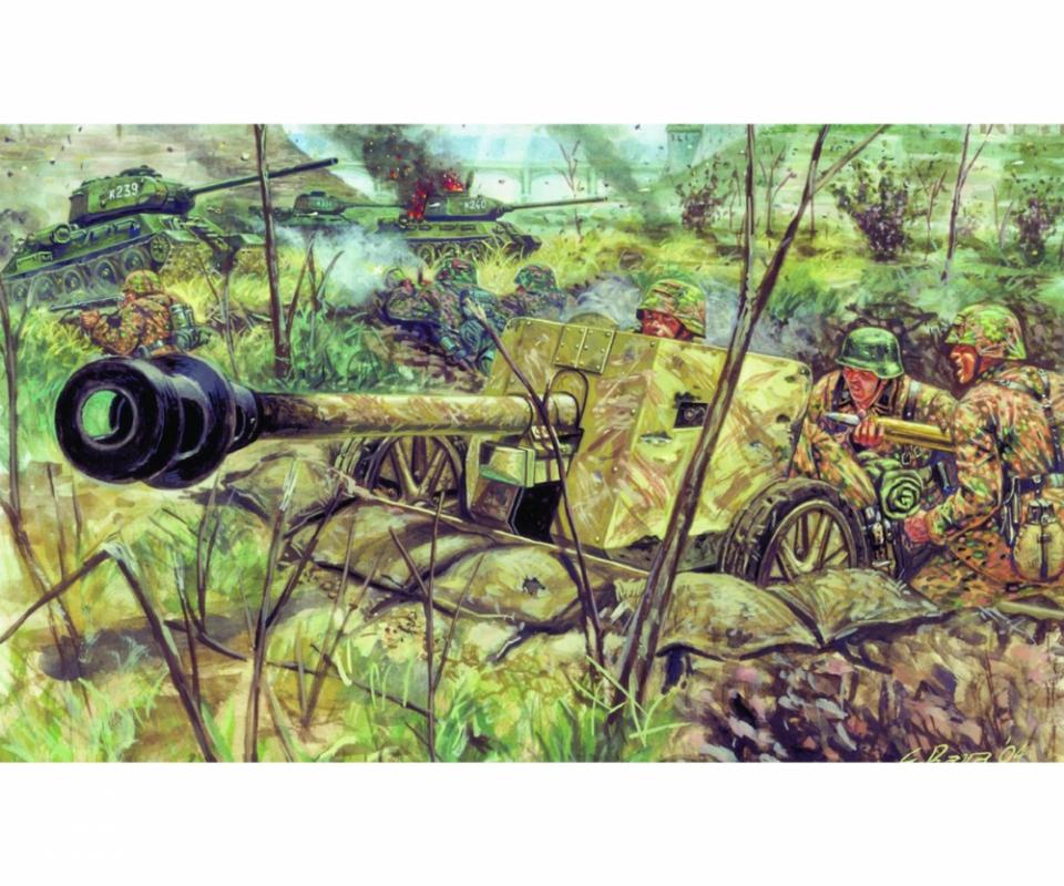 WWII dt. Panzerabwehrkanone Pak 40 WWII dt. Panzerabwehrkanone Pak 40 von Italeri