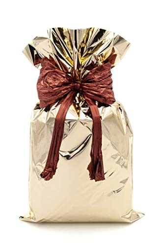 Italpak Metallic-Umschläge 'Einfarbig' glänzend, Geschenktüten, Metallic, Gold, 50 Stück, 35 x 50 cm von Italpak