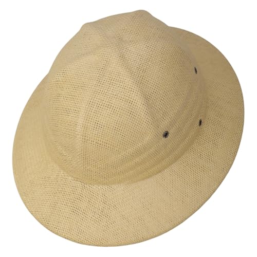 Itkcozcg Eleganter Cosplay-Hut, Strohhut, atmungsaktiv, mit gewebtem Gürtel, für Männer, Frauen und Kinder, Strandsonne Itkcozcg Eleganter Cosplay-Hut, Strohhut, atmungsaktiv, mit gewebtem Gürtel, für Männer, Frauen und Kinder, Strandsonne von Itkcozcg