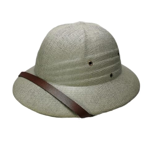 Itkcozcg Eleganter Cosplay-Hut, Strohhut, atmungsaktiv, mit gewebtem Gürtel, für Männer, Frauen und Kinder, Strandsonne Itkcozcg Eleganter Cosplay-Hut, Strohhut, atmungsaktiv, mit gewebtem Gürtel, für Männer, Frauen und Kinder, Strandsonne von Itkcozcg