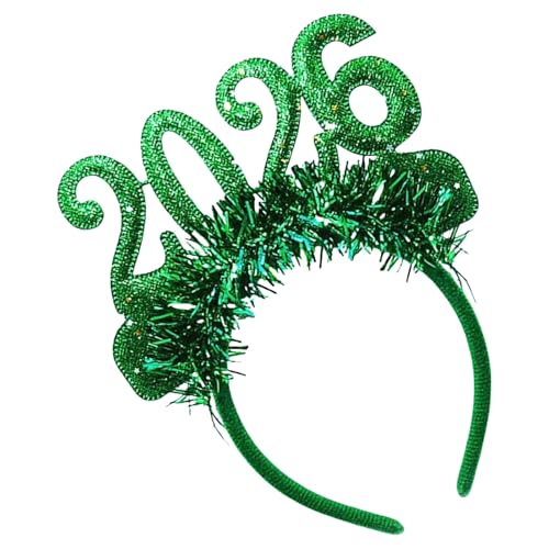 Itkcozcg Glitzerndes 2026 Neujahrs-Stirnband mit Festival-Zahlen, Dekorationen für Erwachsene, Kinder, Feiertage, Partys, Weihnachtsfeiern von Itkcozcg