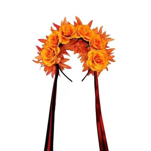Itkcozcg Halloween-Chrysanthemen-Band, Haarband, bequemes Stirnband, Haarschmuck für Kostümpartys und Festivals Itkcozcg Halloween-Chrysanthemen-Band, Haarband, bequemes Stirnband, Haarschmuck für Kostümpartys und Festivals von Itkcozcg