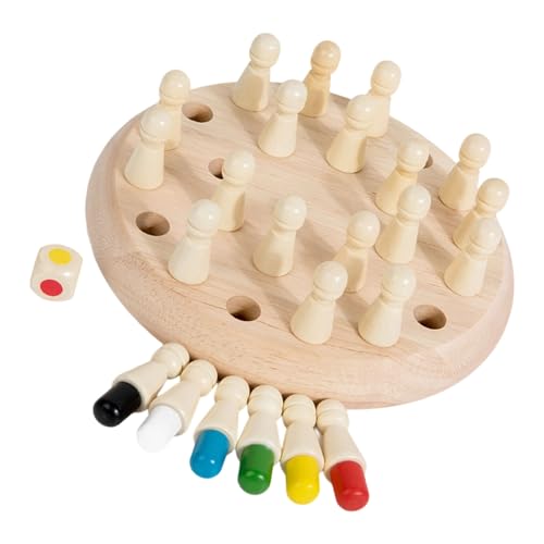 Itkcozcg Kids Memory Game Frühes Bildungsspielzeug Farbgedächtnis Schach Kognitive Fähigkeiten Aufbauen Familienbrettspiel Für 3+ Intelligenzentwicklung Von 3 Jahren von Itkcozcg