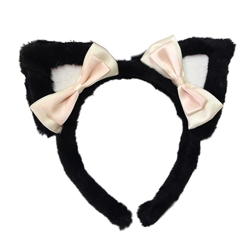 Itkcozcg Komfortable, schöne Schleife, Kostüm-Zubehör, Stirnbänder für Halloween, Weihnachten, Partys, Plüsch-Kopfbedeckung, Party-Haarschmuck Itkcozcg Komfortable, schöne Schleife, Kostüm-Zubehör, Stirnbänder für Halloween, Weihnachten, Partys, Plüsch-Kopfbedeckung, Party-Haarschmuck von Itkcozcg