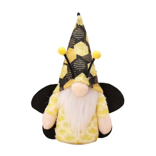 Itkcozcg Leuchtende Zwergpuppe Handgefertigte Geflügelte Plüsch Figur Holiday Party Dekoration Einzigartige Weihnachtsgeschenkzwerg Plüsch Spielzeug Partyzubehör von Itkcozcg