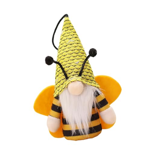 Itkcozcg Leuchtende Zwergpuppe Handgefertigte Geflügelte Plüsch Figur Holiday Party Dekoration Einzigartige Weihnachtsgeschenkzwerg Plüsch Spielzeug Partyzubehör von Itkcozcg