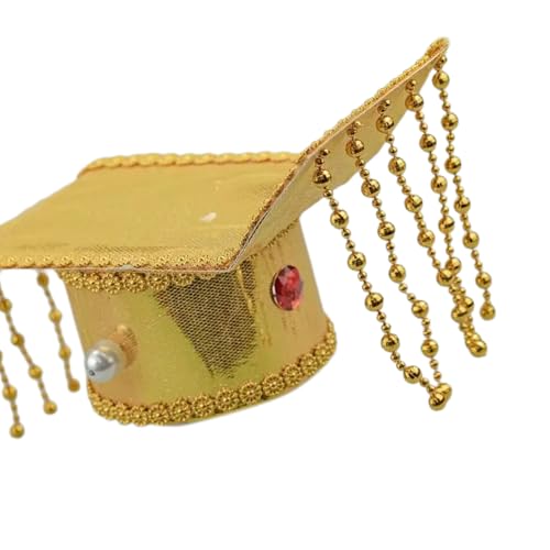 Itkcozcg Traditionelle chinesische Kopfbedeckung, Vintage-Kostüm-Requisiten, geeignet für Hochzeiten und Ausstellungen, traditioneller Kaiserhut von Itkcozcg