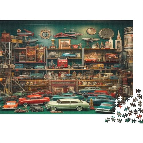 500 Teile Puzzle für Jugendliche, Kraftfahrzeuge, Puzzles, Erwachsene, Puzzle, Holzpuzzles, Dekompressionsspiel, Spielzeugpuzzles, 500 Teile (52 x 38 cm) von ItoNC