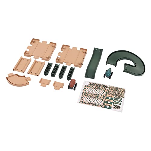 Itonash Dinosaur Race Car Track -Spielzeug mit Dynamischem Layout, LebendigDinosaurier-Rennbahn-Spielzeug mit Dynamischem Layout, Lebendigem Design und Bildungsfördernden Fähigkeiten, von Itonash