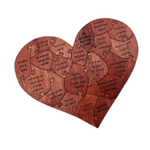 Herzpuzzle aus Holz, Romantisches Liebespuzzle mit Box Zum Hochzeitstag, Herzformpuzzle Zum Valentinstag, Perfektes Valentinstagsgeschenk Herzpuzzle aus Holz, Romantisches Liebespuzzle mit Box Zum Hochzeitstag, Herzformpuzzle Zum Valentinstag, Perfektes Valentinstagsgeschenk von Itonash