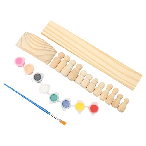 Itonash DIY DUPS -SALAGING Zählspielzeug, Charaktere Erstellen, die Konzentration Verbessern | Handgefertigte Wippe -Figuren für Kinder, mit 8 Farbenpigment für Kinder von Itonash
