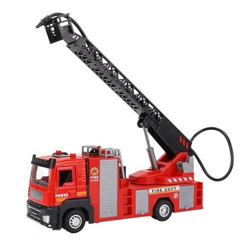 Itonash Feuerwehrauto-Leiterspielzeug mit Licht, Wassersprühfunktion, Legierungsmodell für Kinder und Sammler, Tonlicht Itonash Feuerwehrauto-Leiterspielzeug mit Licht, Wassersprühfunktion, Legierungsmodell für Kinder und Sammler, Tonlicht von Itonash