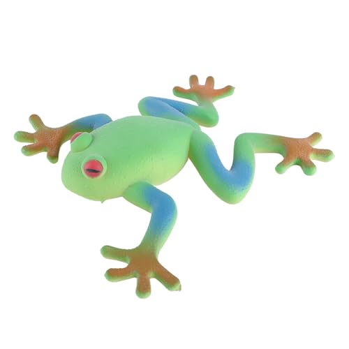 Itonash Frosch Dehnbares Spielzeug, Squeeze Toy Sensory Toy Stress Entbehrung für Erwachsene, Presse Stretch Zum Entspannen, Tragbar für Home Office Reisen Beängstigende Requisiten von Itonash
