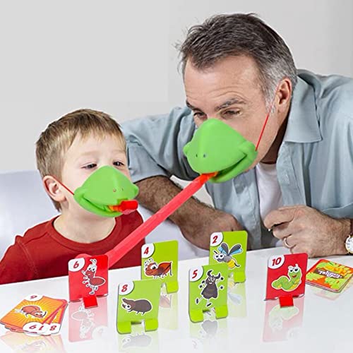 Itonash Grüne Zungenspiel, Farbenfrohe Zungenspiel, Sicher und Wasserdicht, Verbessert die Aufmerksamkeit und die Beobachtungsfähigkeiten der Kinder, die mit Green Zungen -Spiel für die von Itonash