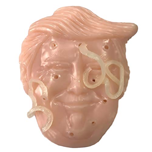 Itonash Lustiges Gesicht Squeeze Toy, Wiederverwendbares Pickel Popper mit Additionslösung für Stressabbau (Garnele) von Itonash