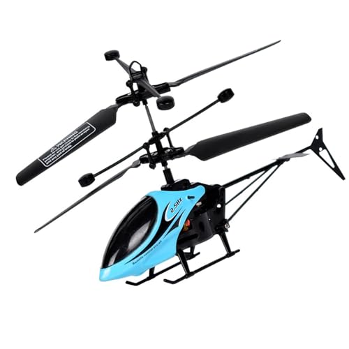 Itonash RC -Hubschrauberspielzeug für Kinder, Wiederaufladbare Fernbedienungshubschrauber mit Fernbedienung, Geeignet für den Innenbereich Im Freien Im Freien (Blau) von Itonash