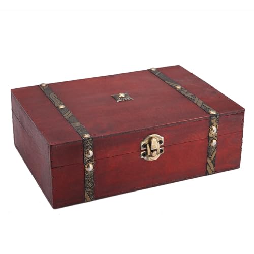 Itonash Retro Wood Box, Vintage Style Design, Exquisite Verarbeitung, Zarte und Elegante Juwelier -Aufbewahrungsorganisator mit Mehreren Verwendungszwecken für Schlafzimmer, Wohnzimmer, Itonash Retro Wood Box, Vintage Style Design, Exquisite Verarbeitung, Zarte und Elegante Juwelier -Aufbewahrungsorganisator mit Mehreren Verwendungszwecken für Schlafzimmer, Wohnzimmer, von Itonash
