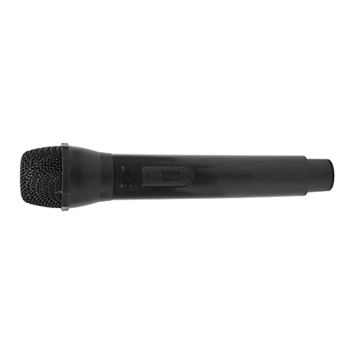 Itonash Simuliertes Mikrofon mit Schalterdesign, Realistisches Requisitenmikrofon für Karaoke-Shows, Foto-Requisiten für Bühnenauftritte (Schwarz) von Itonash