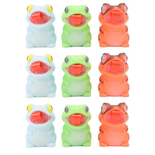 Itonash Stress-Frosch-Spielzeug, Frosch-Quetschspielzeug, Weicher Kunststoff, Kompakt, Tragbar, Stressabbau für Kinder, Erwachsene mit Zunge Herausstrecken-Effekt Itonash Stress-Frosch-Spielzeug, Frosch-Quetschspielzeug, Weicher Kunststoff, Kompakt, Tragbar, Stressabbau für Kinder, Erwachsene mit Zunge Herausstrecken-Effekt von Itonash