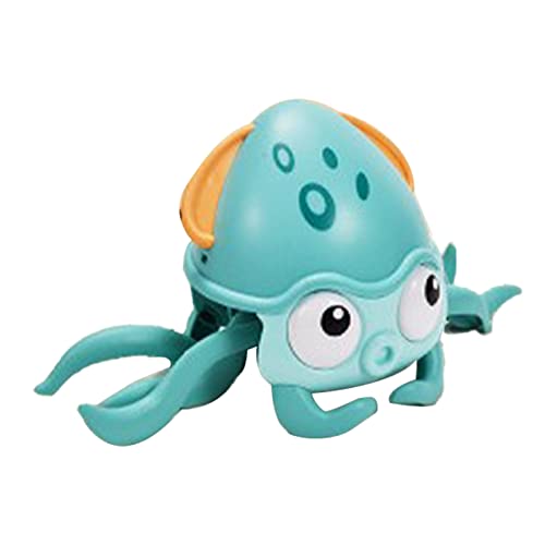 Itonash Winden Sie KriechelnAufziehbares Krakenspielzeug, Krakenspielzeug, Leuchtendes, Bewegliches Uhrwerk-Cartoon-Tierspielzeug für Kinder, ABS-Material, Geburtstags- und (Grün) von Itonash