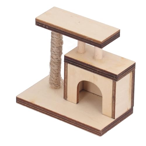 Mini Cat Climbing -Rahmenmodell, Premiumholz, Exquisite Details, Lebensechter Birkenholz, für 1:12 Puppenhaus, Sand -Tisch -Szenen -Spielzeug für (Stil 1 (ca. 6,5 x 5,5 x 3,5 Mini Cat Climbing -Rahmenmodell, Premiumholz, Exquisite Details, Lebensechter Birkenholz, für 1:12 Puppenhaus, Sand -Tisch -Szenen -Spielzeug für (Stil 1 (ca. 6,5 x 5,5 x 3,5 von Itonash