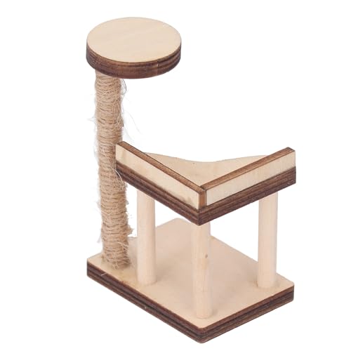 Mini Cat Climbing -Rahmenmodell, Premiumholz, Exquisite Details, Lebensechter Birkenholz, für 1:12 Puppenhaus, Sand -Tisch -Szenen -Spielzeug für (Stil 2 (ca. 7,4 x 4,7 x 3,2 Mini Cat Climbing -Rahmenmodell, Premiumholz, Exquisite Details, Lebensechter Birkenholz, für 1:12 Puppenhaus, Sand -Tisch -Szenen -Spielzeug für (Stil 2 (ca. 7,4 x 4,7 x 3,2 von Itonash