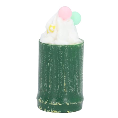 Itonash Miniatur Milk Tea Tasse, Modell Realistisch 1/12 Puppenhauszubehör mit Bambusrohrschmuck (Große Süßigkeiten) von Itonash