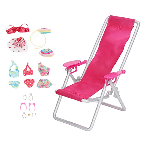 Miniature Beach Accessoires Spielzeugpack 1/12 Puppenkleidung Set mit Stuhl Bikini Anzug Lebendes Mini -Strand -Accessoires, für Puppenhausdekoration, Interaktives Spielzeug, Miniature Beach Accessoires Spielzeugpack 1/12 Puppenkleidung Set mit Stuhl Bikini Anzug Lebendes Mini -Strand -Accessoires, für Puppenhausdekoration, Interaktives Spielzeug, von Itonash