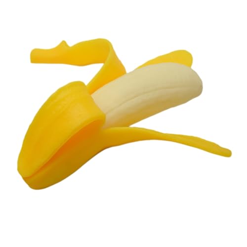 Quetschbananenspielzeug, Abziehbares Bananensimulationsspielzeug Zum Stressabbau, Lustiges Quetschbananenspielzeug, Weiches, Tragbares Bananenspielzeug für Alle Altersgruppen, Quetschbananenspielzeug, Abziehbares Bananensimulationsspielzeug Zum Stressabbau, Lustiges Quetschbananenspielzeug, Weiches, Tragbares Bananenspielzeug für Alle Altersgruppen, von Itonash