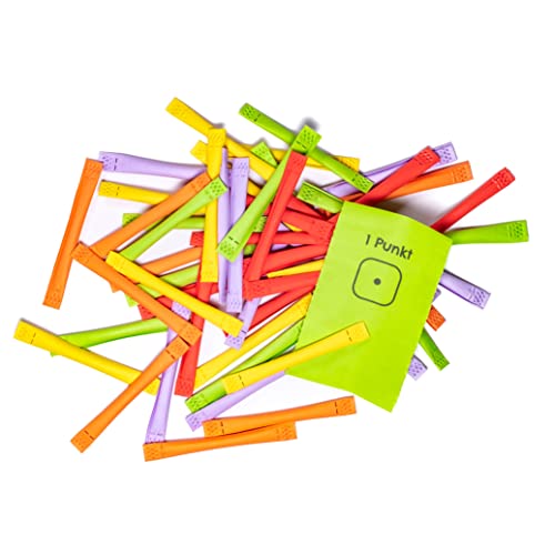IvEnt.Box Tombola - Regenbogenlose, Punktelose - 1 Punkt, 100 Stück, bunt gemischt von IvEnt.Box
