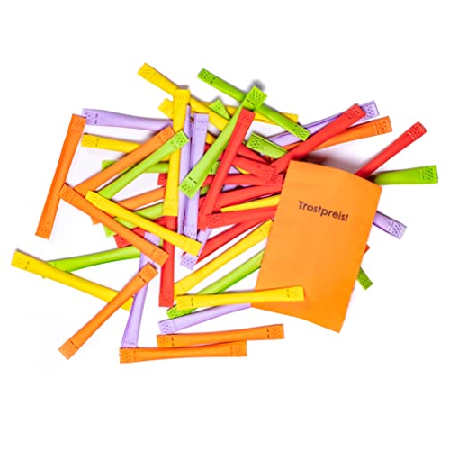 IvEnt.Box Tombola - Regenbogenlose Gewinnaussage: Trostpreis, 100 Stück, bunt gemischt von IvEnt.Box