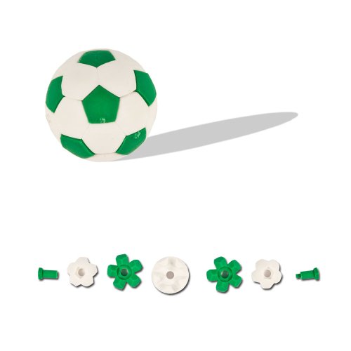 grün weißer Fussball Puzzel Radiergummi aus Japan von Iwako von Iwako