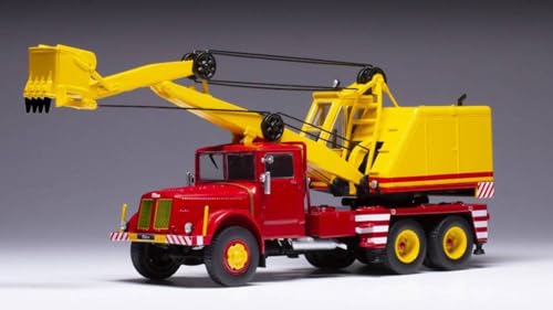 Ixo Modell - LKW, Modellauto, Historisch, 1:43, TRU042, für Erwachsene und ältere Kinder, Modellautosammler, Unisex, 1958, Tatra 111 D030 A Rot von Ixo Model