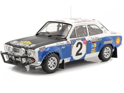 IXOMODELS - IXO18RMC075A.20 - Ford Escort MKI RS 1600 #2 Safari Rallye 1973 - Echelle : 1/18 von Ixo