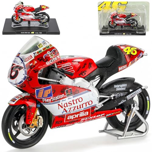 Ixo Aprilia 1999 RSW 250 Valentino.Rossi Imola Mit Sockel 1/18 Modell Motorrad Ixo Aprilia 1999 RSW 250 Valentino.Rossi Imola Mit Sockel 1/18 Modell Motorrad von Ixo