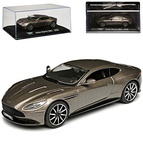 Ixo Aston Martin DB11 Coupe Grau Ab 2016 1/43 Modell Auto mit individiuellem Wunschkennzeichen von Ixo