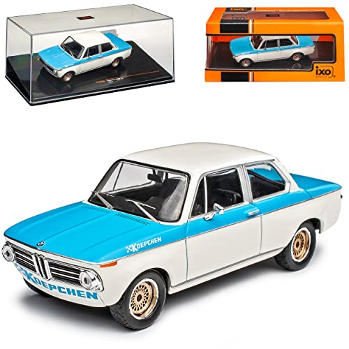 IXO B*M*W 2002 tii Koepchen Blau Weiss 1966-1977 1/43 Modell Auto mit individiuellem Wunschkennzeichen IXO B*M*W 2002 tii Koepchen Blau Weiss 1966-1977 1/43 Modell Auto mit individiuellem Wunschkennzeichen von IXO